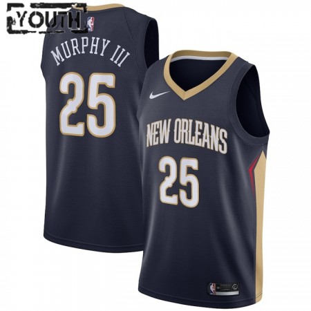 Barn New Orleans Pelicans Tröja Trey Murphy III 25 Nike 2022-23 Icon Edition Marin Swingman